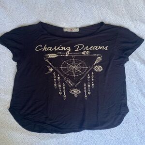 Black “Chasing Dreams” Shirt